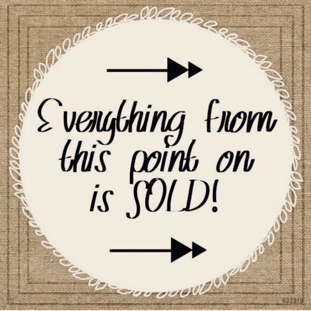 🌹 SOLD ITEMS 🌹